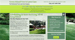 Desktop Screenshot of greenislandlawncare.com